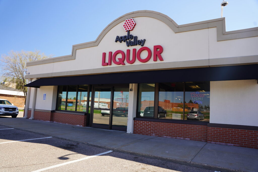 Store front view of Liquor Store #2.